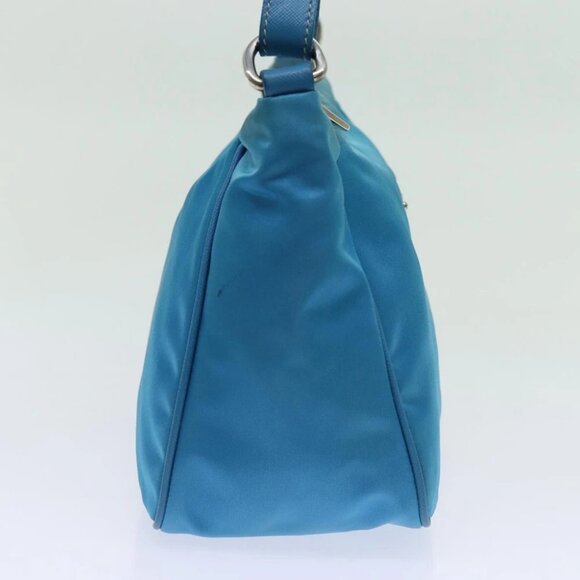 PRADA Accessory Pouch Nylon Light Blue Auth - Picture 4 of 15